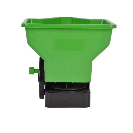 Hand Held Fertilizer Lawn Spreader 3ltr Poly Hopper Garden Grass Seed Feed Fert