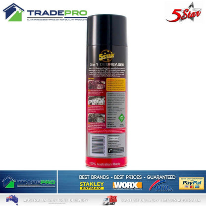 Degreaser Spray 400g Grease Engine Mechanical Oil Concrete Cleaner Shift it