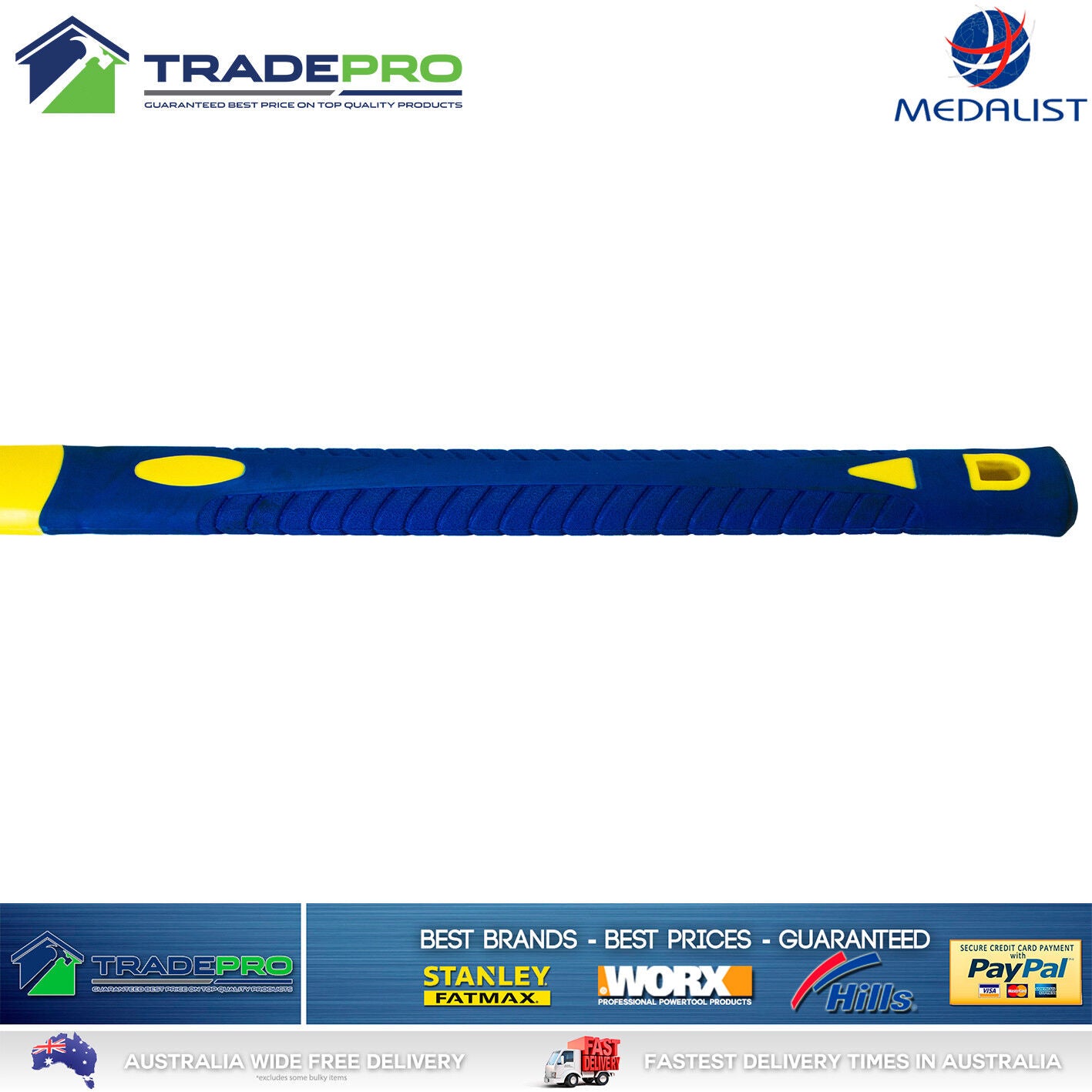 Mattock Medalist® 2kg & Fiberglass Handle Garden Cutter Hoe End Trench Digging