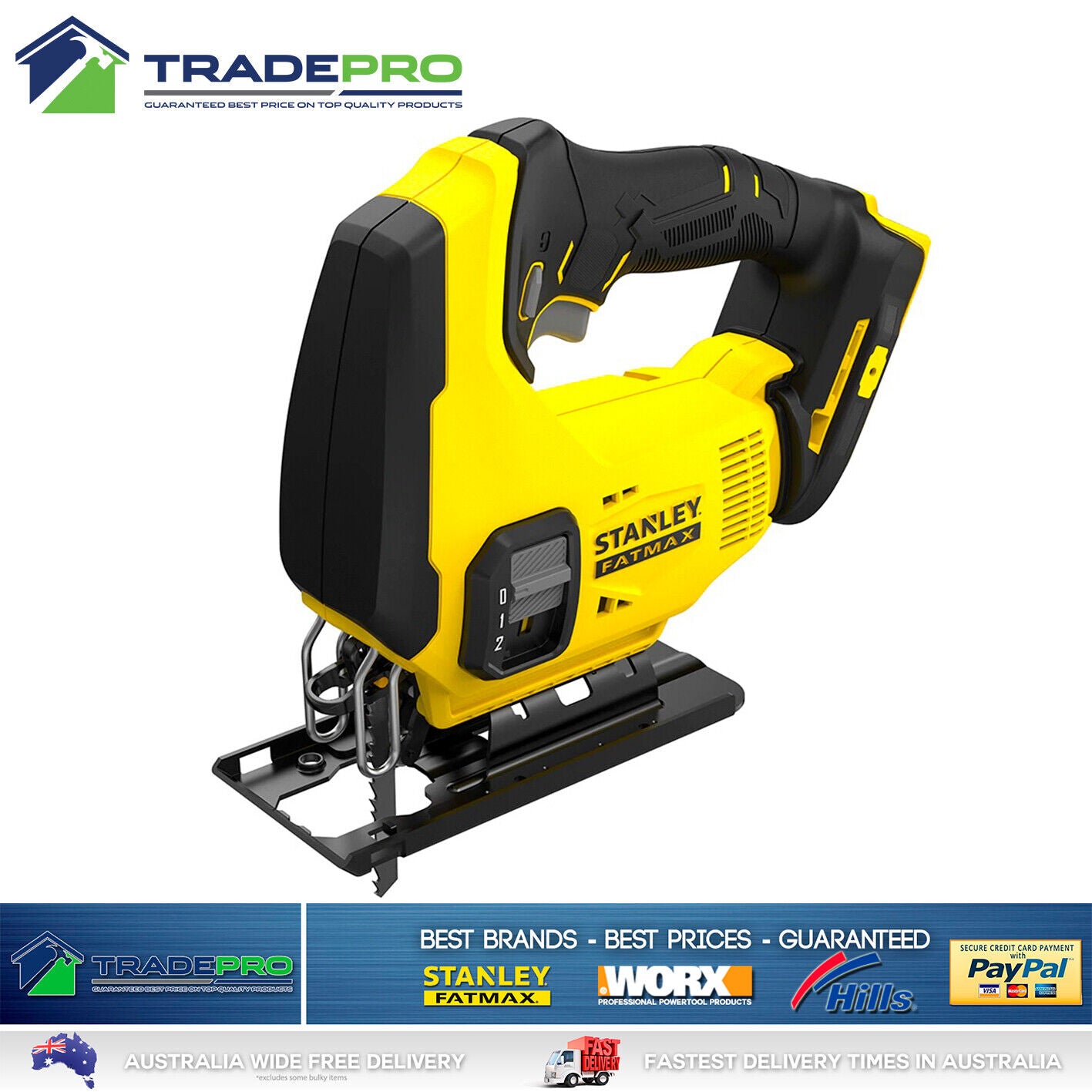 Stanley® Fatmax 18V Cordless Jigsaw Genuine SFMCS600B Multi Blade PRO Tool Only