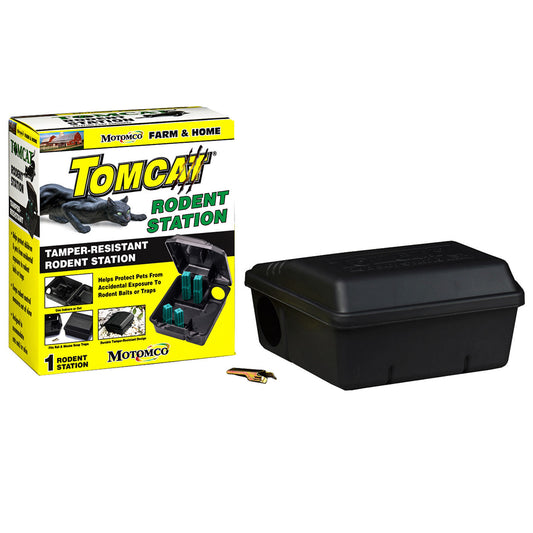 Tomcat Rat Bait Station Genuine PRO GRADE USA Lockable Tamper Weather Proof Trap