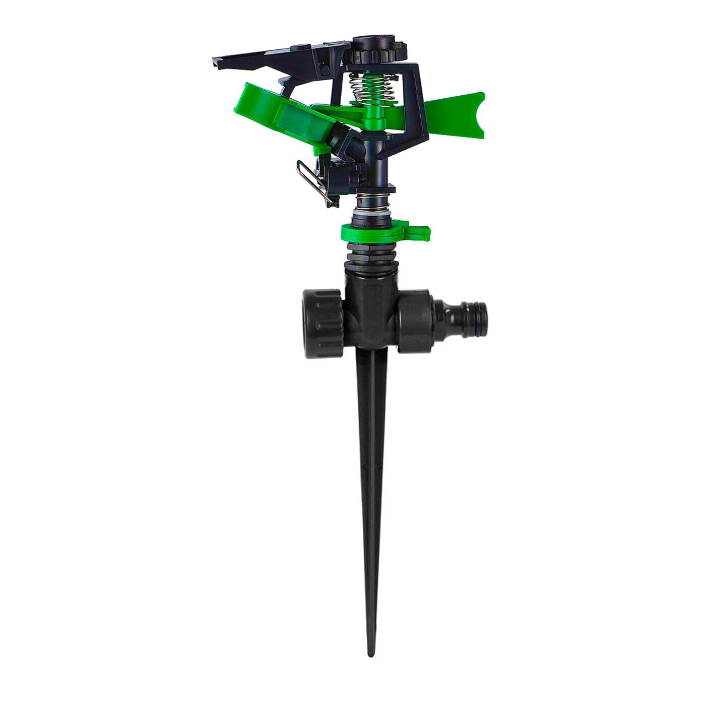 Lawn Sprinkler Impact on Spike Adjustable Pattern Spray Grass Garden Watering