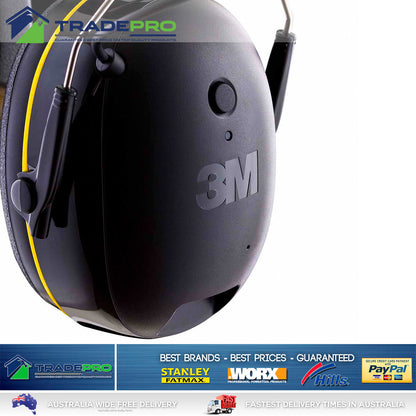 3M Worktunes Ear Muff Call Connect Bluetooth Wireless Hearing Protector Earmuff