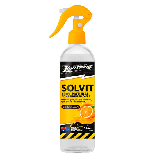 Solv-it 250ml Cleaner Sticker Adhesive Stain Crayon Remover Liquid Desolve it