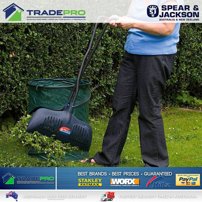 Long Handle Garden Rake Leaf Grass Scoop Hands Pickup Claw Hand All Sizes