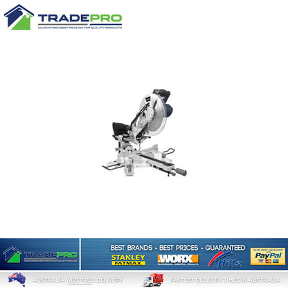 Slide Mitre Coumpound Bevel Electric Drop Saw 250mm 10" & Sliding Extension Bar