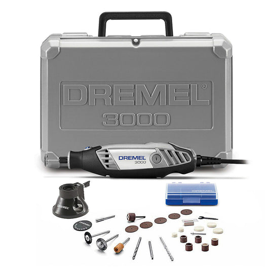 Dremel Electric Rotary Tool PRO 130W Variable Speed 3000 Series 26pc Kit & Case