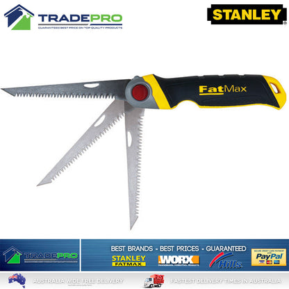 Stanley Fatmax Jab Saw Folding PRO Wallboard Gyprock Drywall & Plaster Board Cut