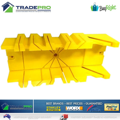 Plastic Cornice Mitre Saw Box 300mm PRO Square Angle 90/45 Degree Guide Wood Cut