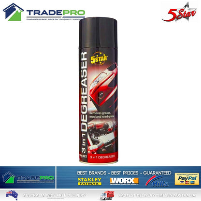 Degreaser Spray 400g Grease Engine Mechanical Oil Concrete Cleaner Shift it