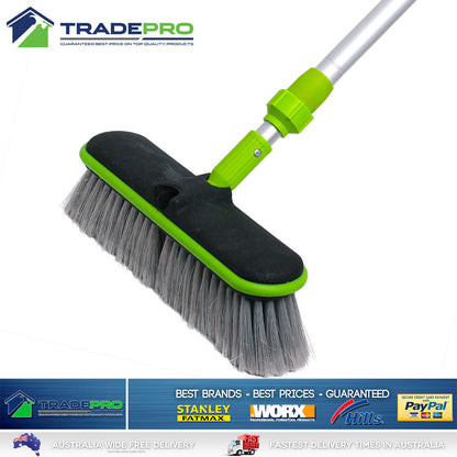 Sabco Brush Car Caravan Wash Flow Through Hose PRO Cleaning Telescopic Scrubs