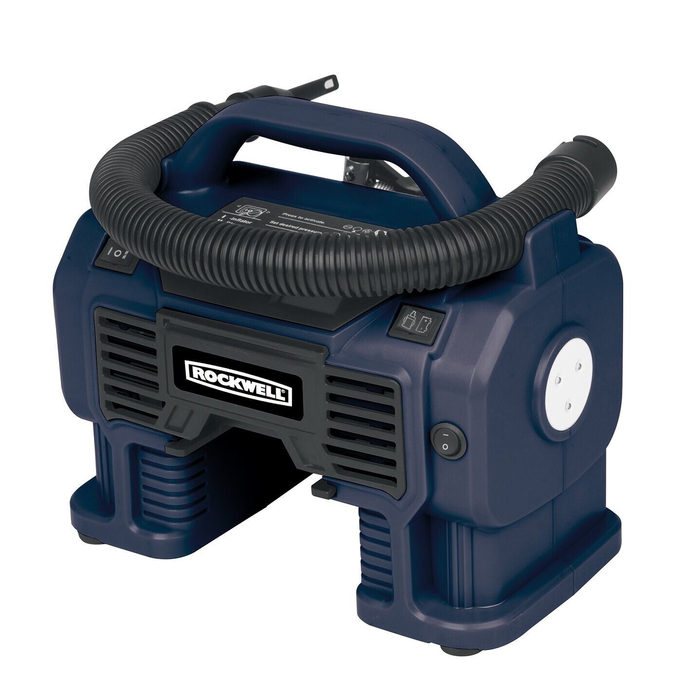 Tyre Inflator Deflator Air Compressor Pump Rockwell 18V Cordless Skin Car PRO