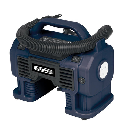Tyre Inflator Deflator Air Compressor Pump Rockwell 18V Cordless Skin Car PRO