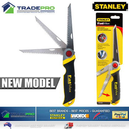 Stanley Fatmax Jab Saw Folding PRO Wallboard Gyprock Drywall & Plaster Board Cut