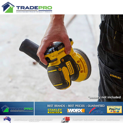 Stanley® Fatmax 18V Sander Random Orbital Wood Paint Metal with Dust Cartridge