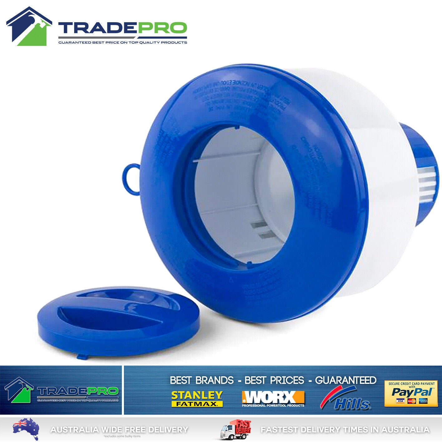 Baracuda Pool Small Floating Tablet Dispenser Chlorine Bromine Pool Hot Tub Spa