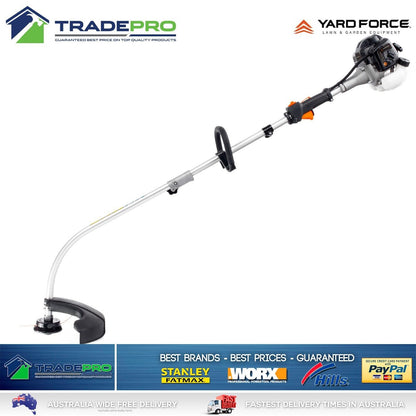 Genuine Yardforce® Heavy Duty 26cc Ezy-Start Whipper Snipper Grass Trimmer Edger