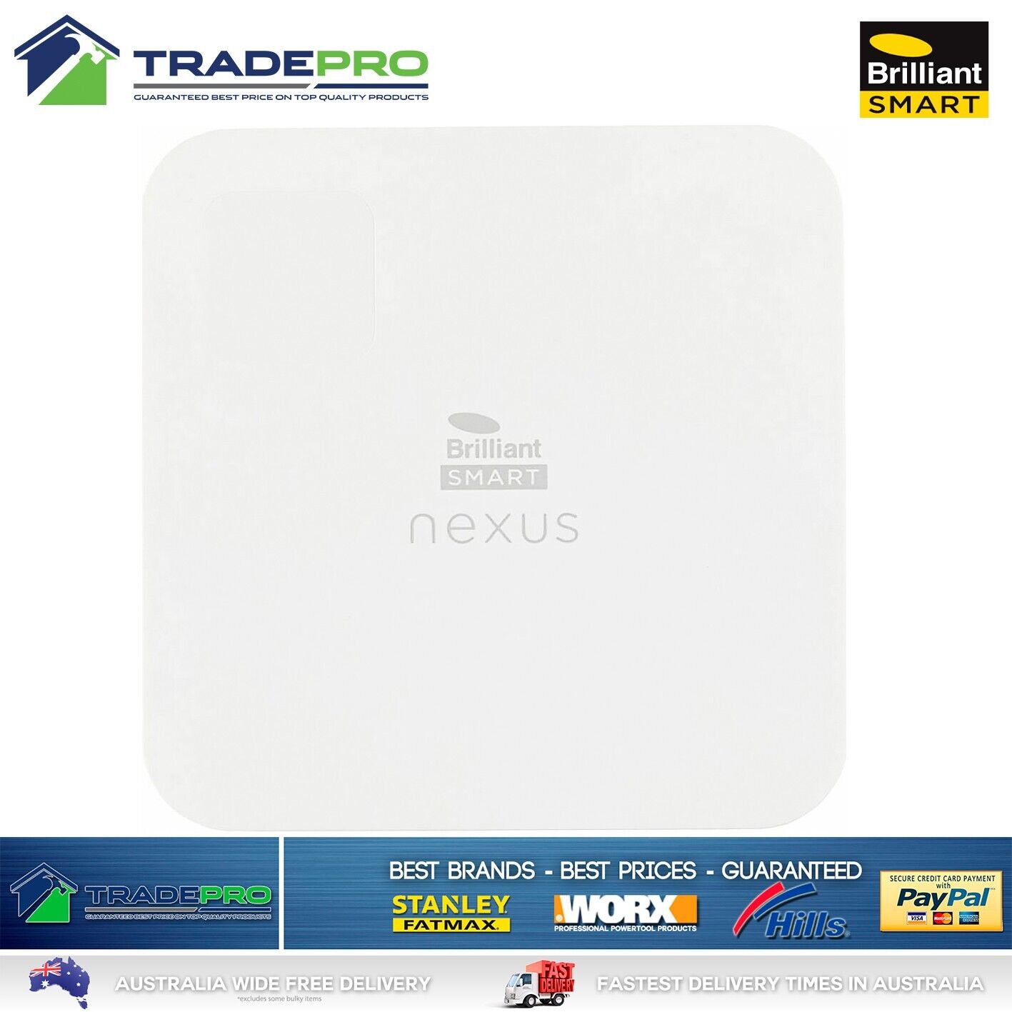 Brilliant Smart Nexus Ultimate Universal Gateway White Wifi SmartHome Alexa PRO