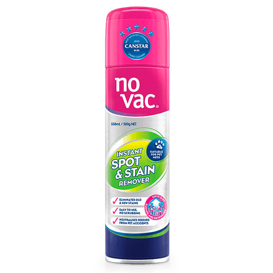 No Vac Carpet Spot Stain Spray Remover 500g Rug Mat Cleaner Pro Upholstery
