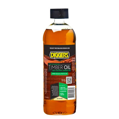 Linseed Oil 1L Raw Natural Timber Sealer 1LTR Wood Bat Furniture Protector PRO
