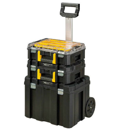 Stanley FatMax Pro-STAK 3in1 Stackable Storage Tool Box Modular Toolbox Case T