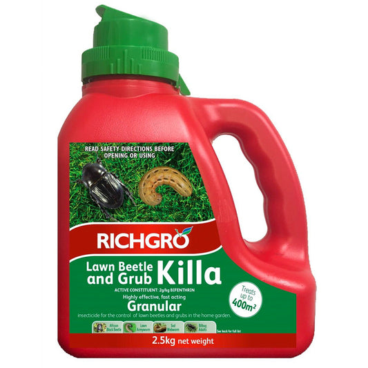 Richgro Lawn Beetle & Grub Killa Granular 2.5KG Lawn Grub Killer Pesticide Pest
