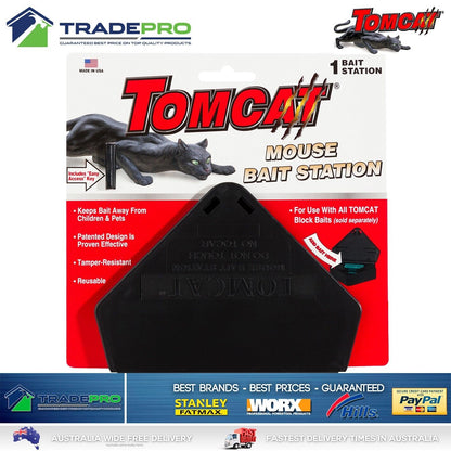 Tomcat Mouse Bait Station Poison Killer Trap Plastic Safe Children Lockable PRO
