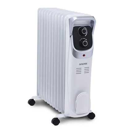 Goldair Genuine 11 Fin Tower Heater Column Portable Thermostat Home Slim Oil PRO