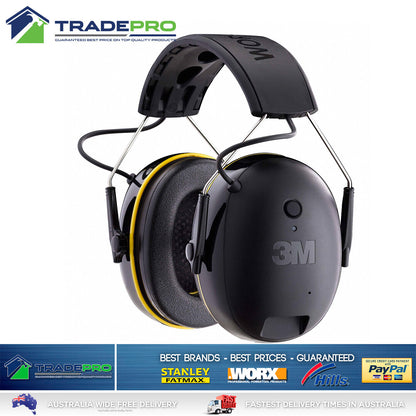3M Worktunes Ear Muff Call Connect Bluetooth Wireless Hearing Protector Earmuff