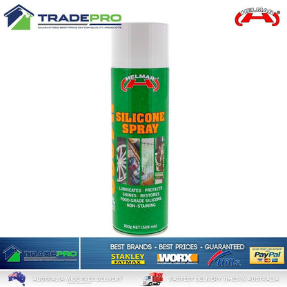 Silicone Spray Helmar 300g Lubricant Treadmill Marine Anti Squeak Friction Oil