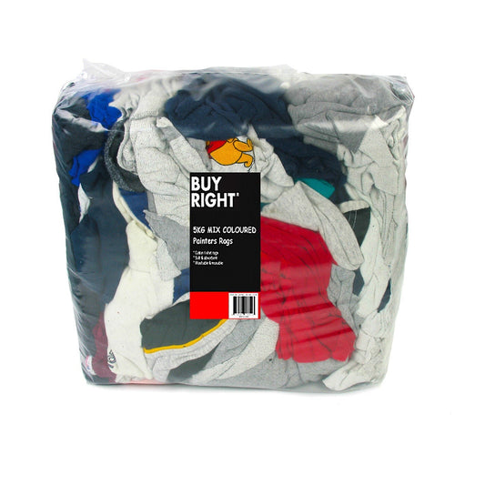 Bag of Rags Painters Cleaning Rags 5kg Bulk Pack Commercial Mechanics Soft Towel