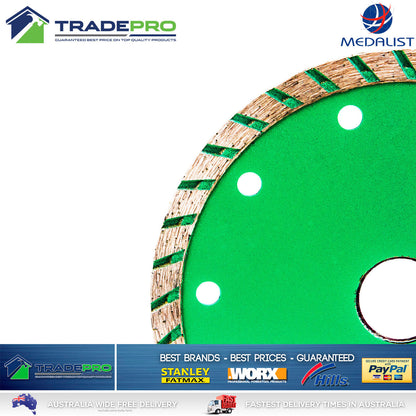 Diamond Cutting Wheel 230mm 9" PRO Turbo Wave Blade Disk Angle Grinder Tile Saw