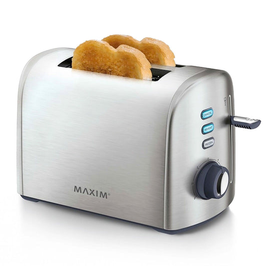 Electric Maxim 2 Slice PRO Toaster Kitchen Stainless Steel 7 Setting High Lift