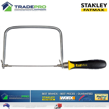 Stanley Coping Saw Fatmax PRO 250mm Handsaw 15TPI Wood Timber Fine Finish PRO