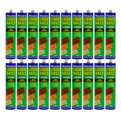 20x Selleys® Liquid Nails Adhesive Fast Grab Glue 310g High Strength Wood Sealer