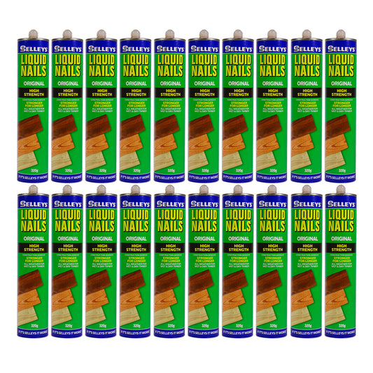 20x Selleys® Liquid Nails Adhesive Fast Grab Glue 310g High Strength Wood Sealer