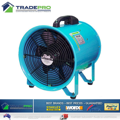 Blower Fan Cooler Large Commercial Workshop Shed ROK® 300mm 520W Extraction