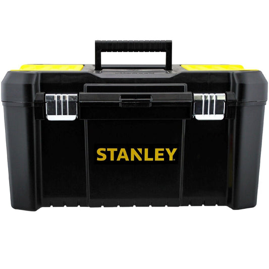 Stanley® Tool Chest Box 48cm Lockable Storage Toolbox Metal Latches & Orgainiser