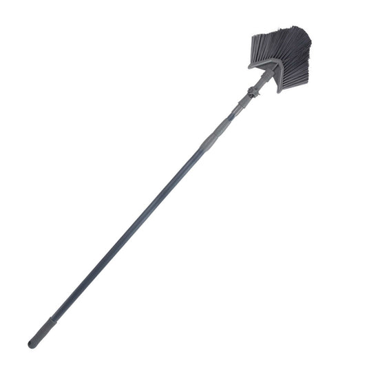 Cobweb Broom 1.4m with Extendable Telescopic Handle Interior Exterior Brush Head