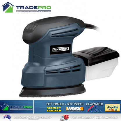 Electric Detail Palm Sander 135w PRO Quality with Bonus Sandpaper Orbital Mouse