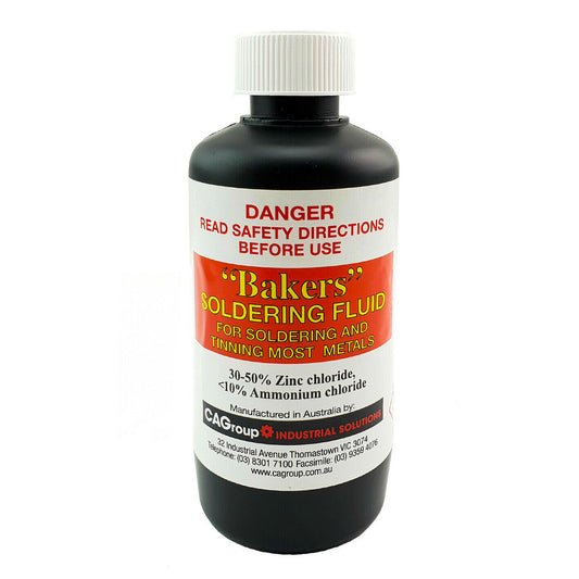 Bakers Soldering Fluid 250ml General Purpose Flux Welding Brazing Solder Tinning