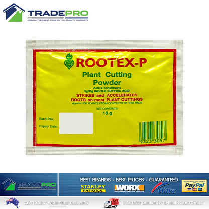 Rootex PRO 6x 18G Plant Cutting Cloning Powder Hormone Hydroponic Rooting Root