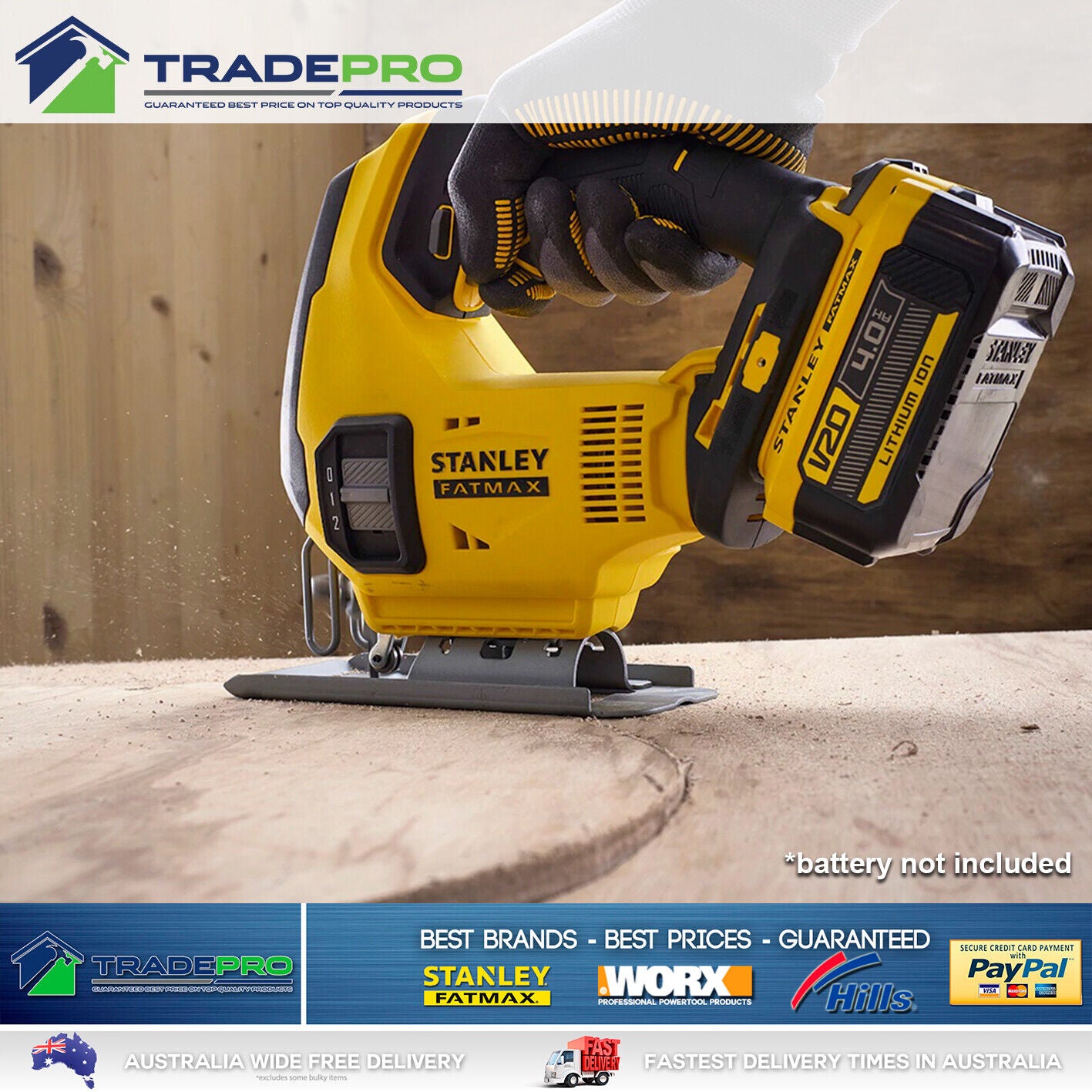 Stanley® Fatmax 18V Cordless Jigsaw Genuine SFMCS600B Multi Blade PRO Tool Only