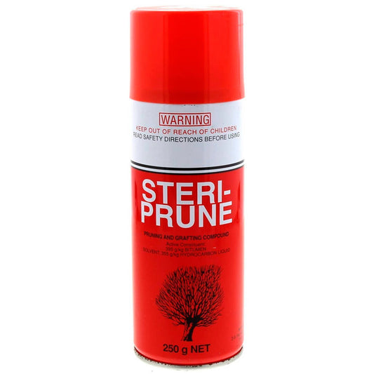 Steri Prune Pruning & Grafting 250g Spray Bitumen Plant Tree Limb Seal Compound