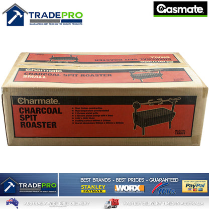 Spit Roaster Rotisserie BBQ Full Size Charcoal Grill Quality Heavy Duty 650mm
