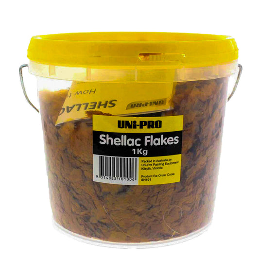 Shellac Flakes 1kg Pro Quality UniPro French Polishing Wood Furniture Natural