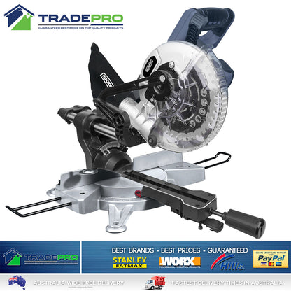 Slide Mitre Coumpound Bevel Electric Drop Saw 250mm 10" & Sliding Extension Bar