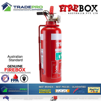 Fire Extinguisher .75kg ABE Dry Powder 750g & Bracket Car Boat Home Aust Approve