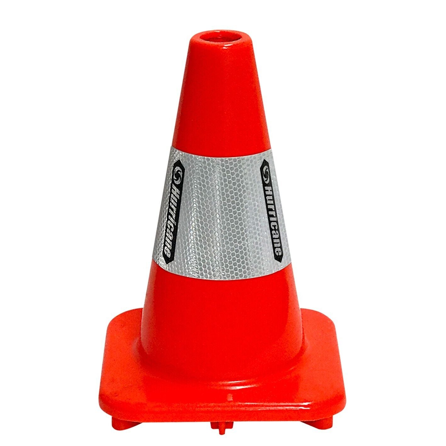 Traffic Cone Witches Hat Hurricane Hi Vis Orange 300mm Reflective Safety Cones