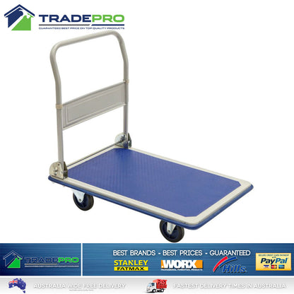 Platform Trolley 150KG PRO® H/D Industrial Flat Bed Foldable Hand Truck Cart